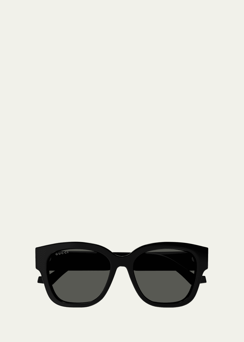 Gucci GG Logo Acetate Square Sunglasses