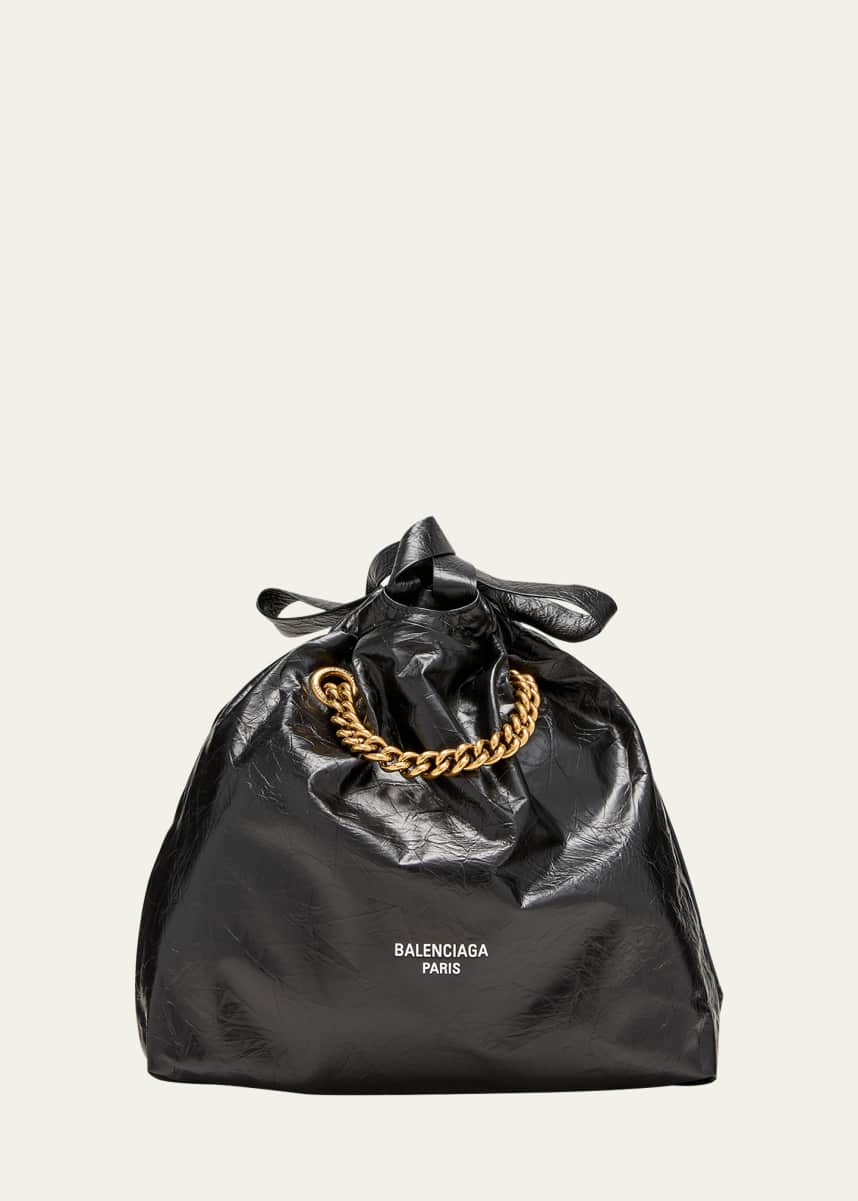 Balenciaga Crush Small Leather Tote Bag