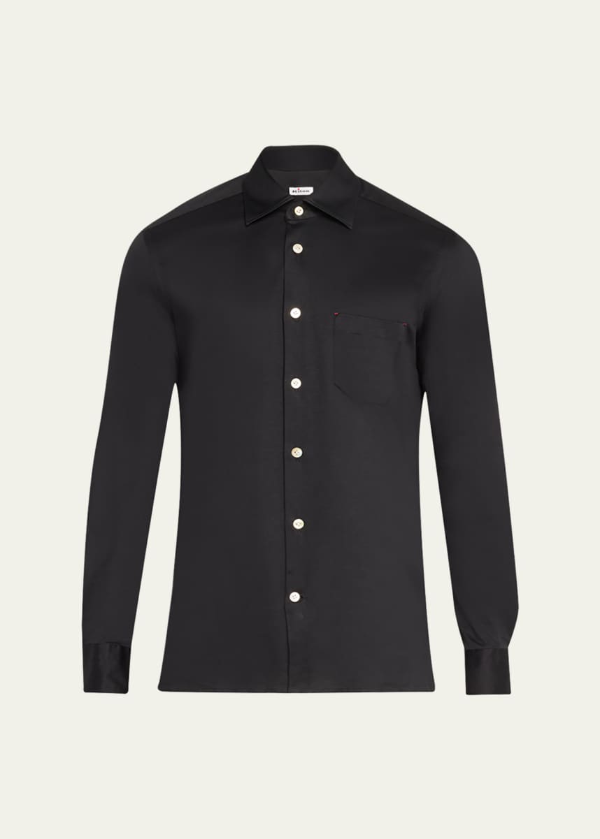 Kiton Men's Nerano Cotton Sport Shirt