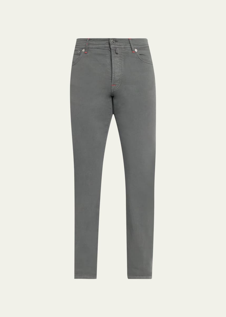 Kiton Men's Slim Fit Cotton-Stretch 5-Pocket Pants