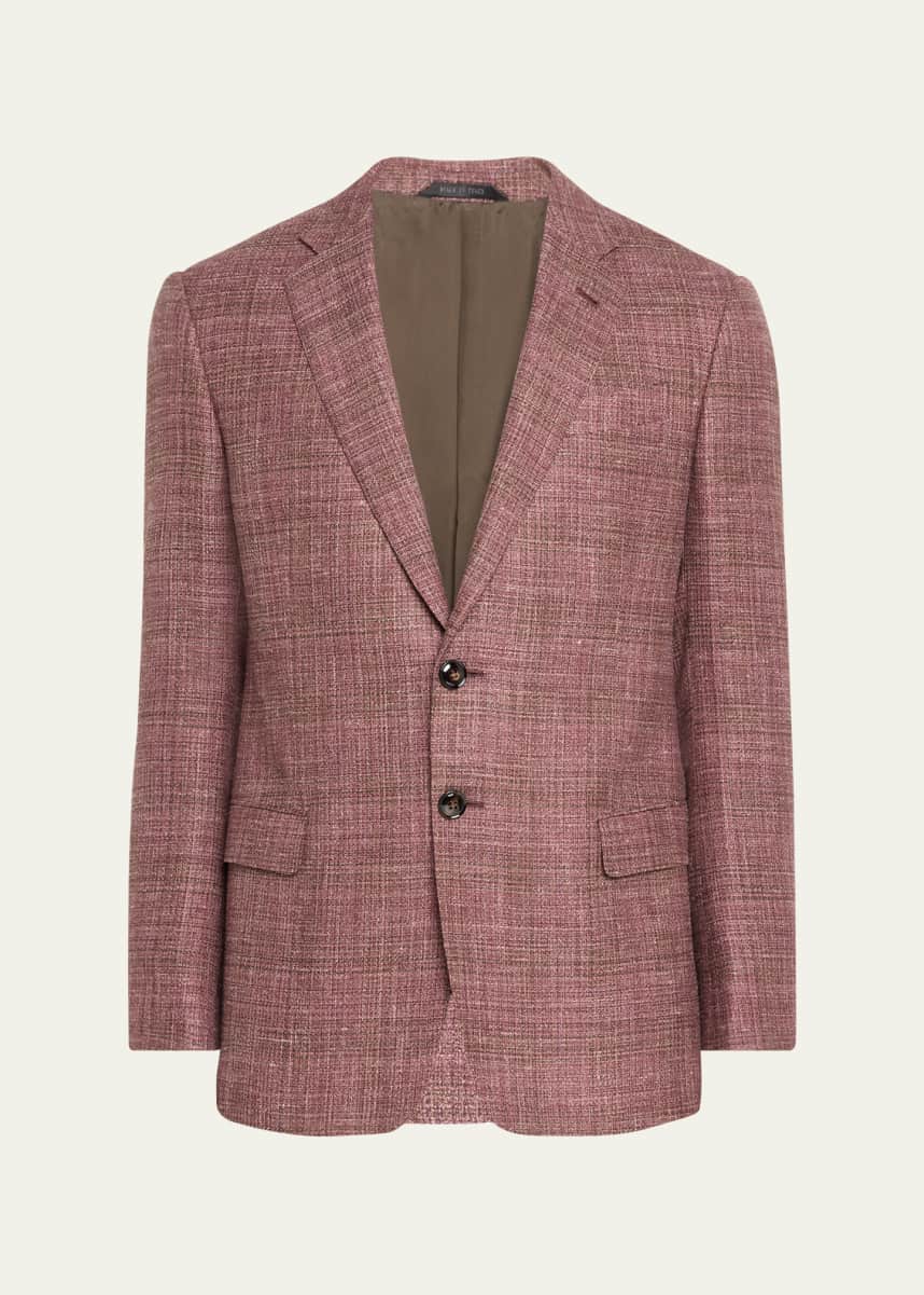 Giorgio Armani Men's Melange Wool-Blend Sport Coat