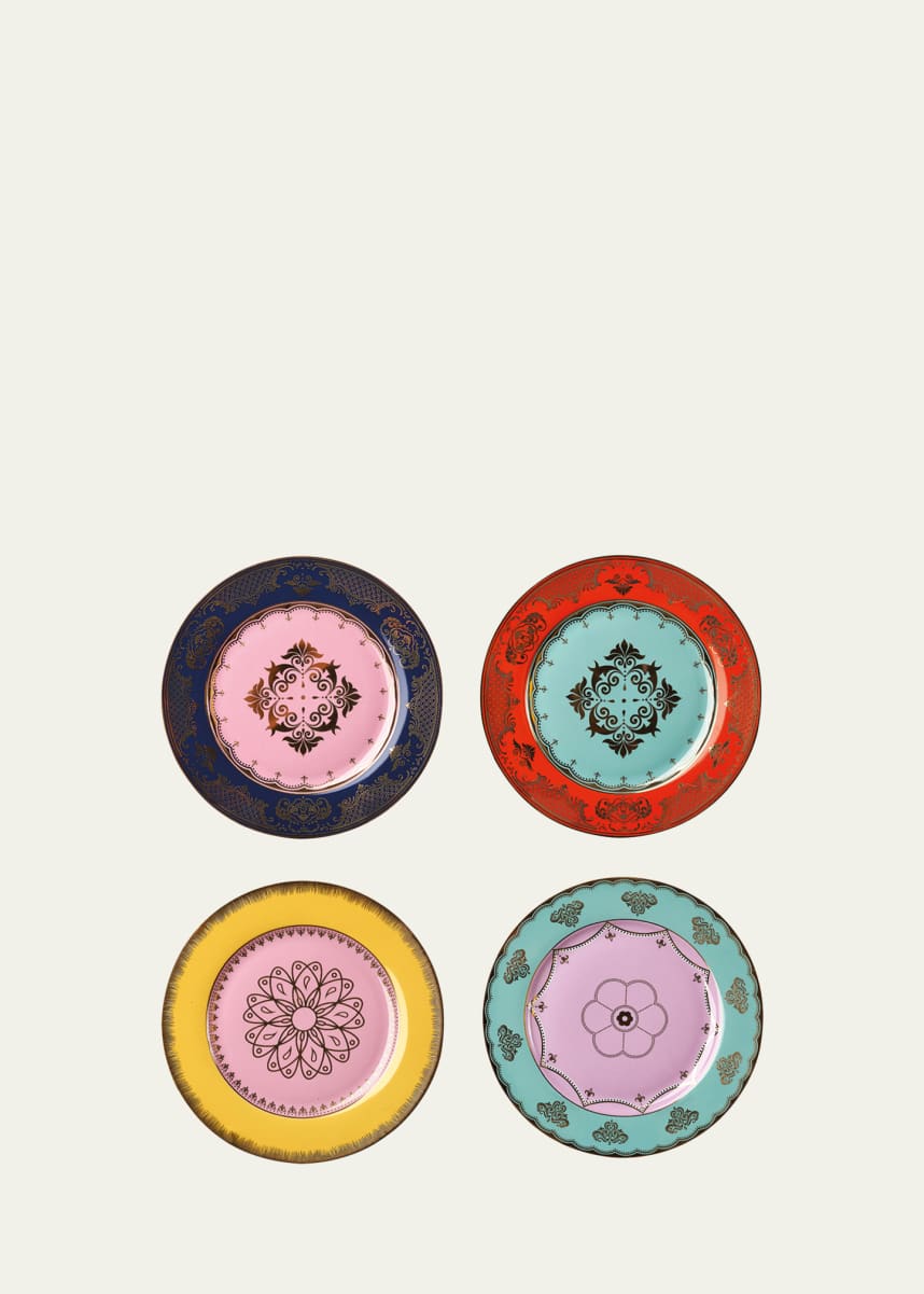 POLSPOTTEN Grandpa Side Plates, Set of 4
