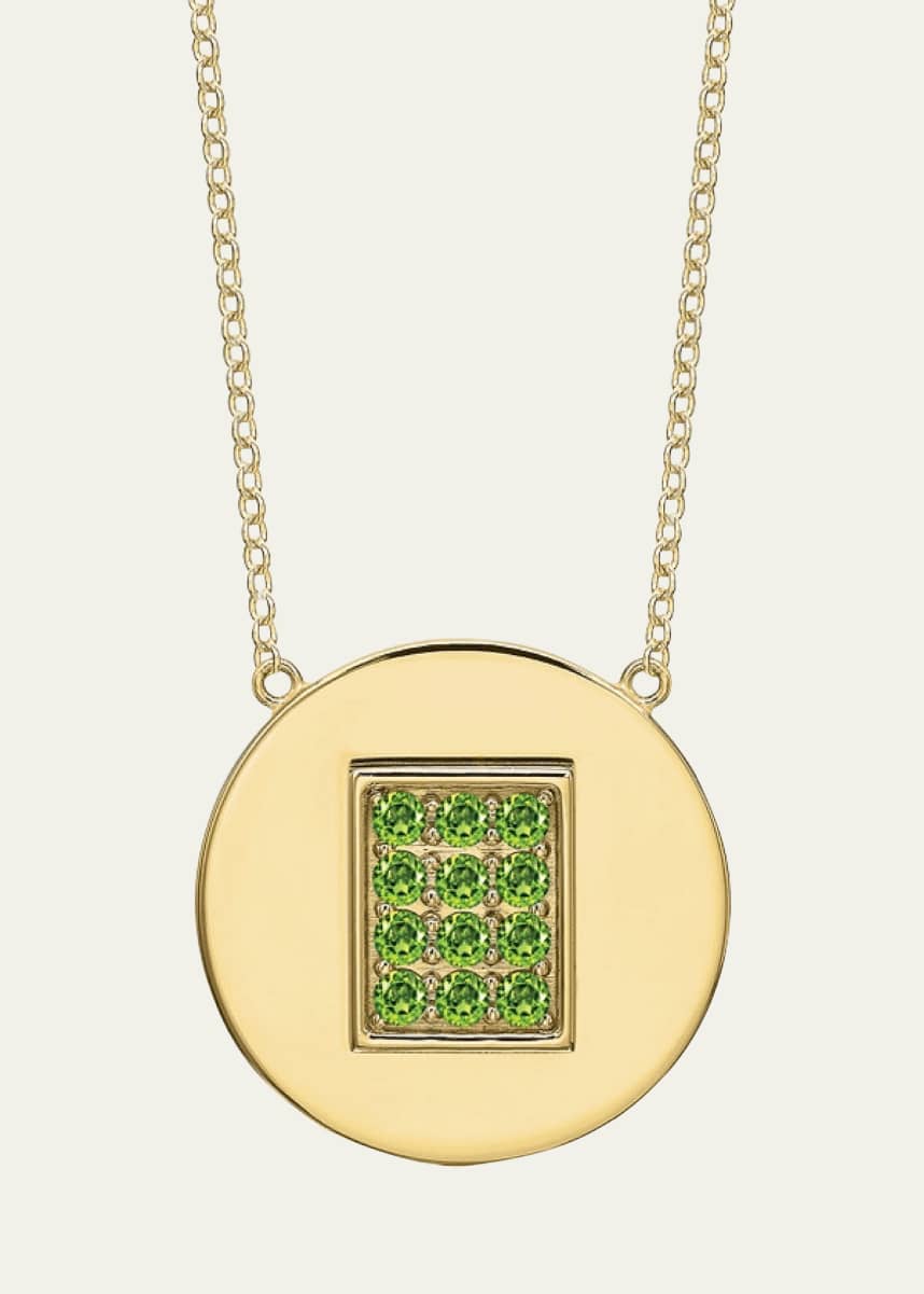 Tracee Nichols 14K Gold Peridot Birthstone Necklace