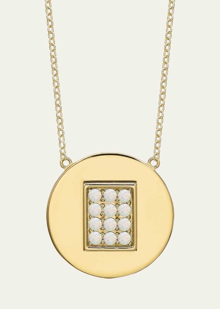 Tracee Nichols 14K Gold Opal Birthstone Necklace