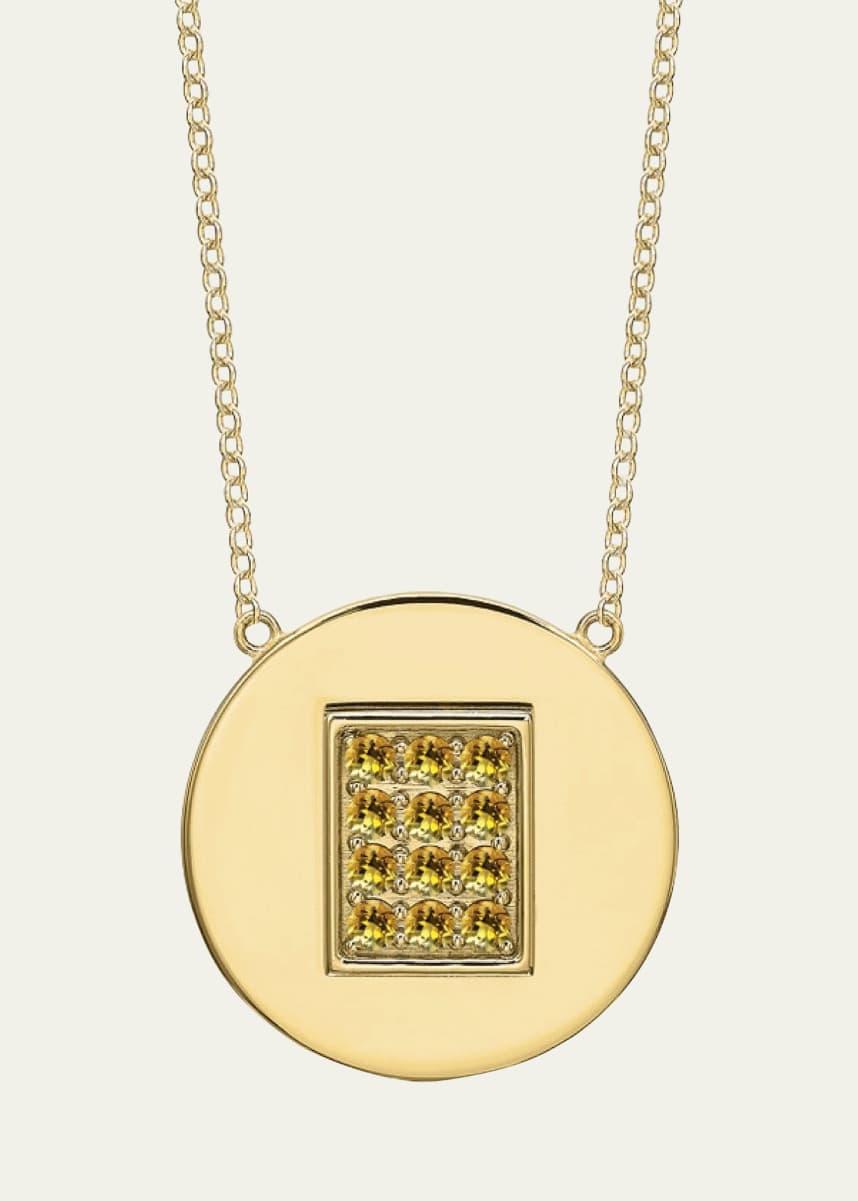 Tracee Nichols 14K Gold Citrine Birthstone Necklace