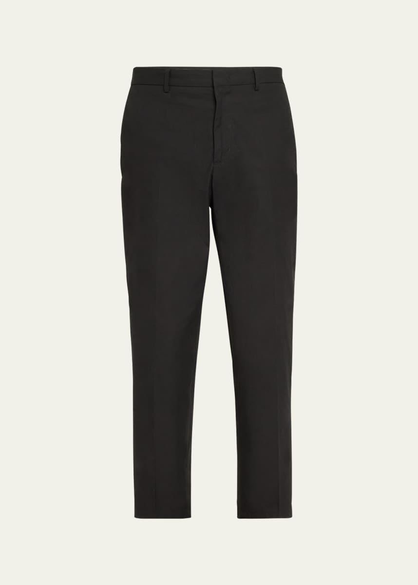 Giorgio Armani Men's Cotton-Stretch Straight Leg Pants - Bergdorf Goodman