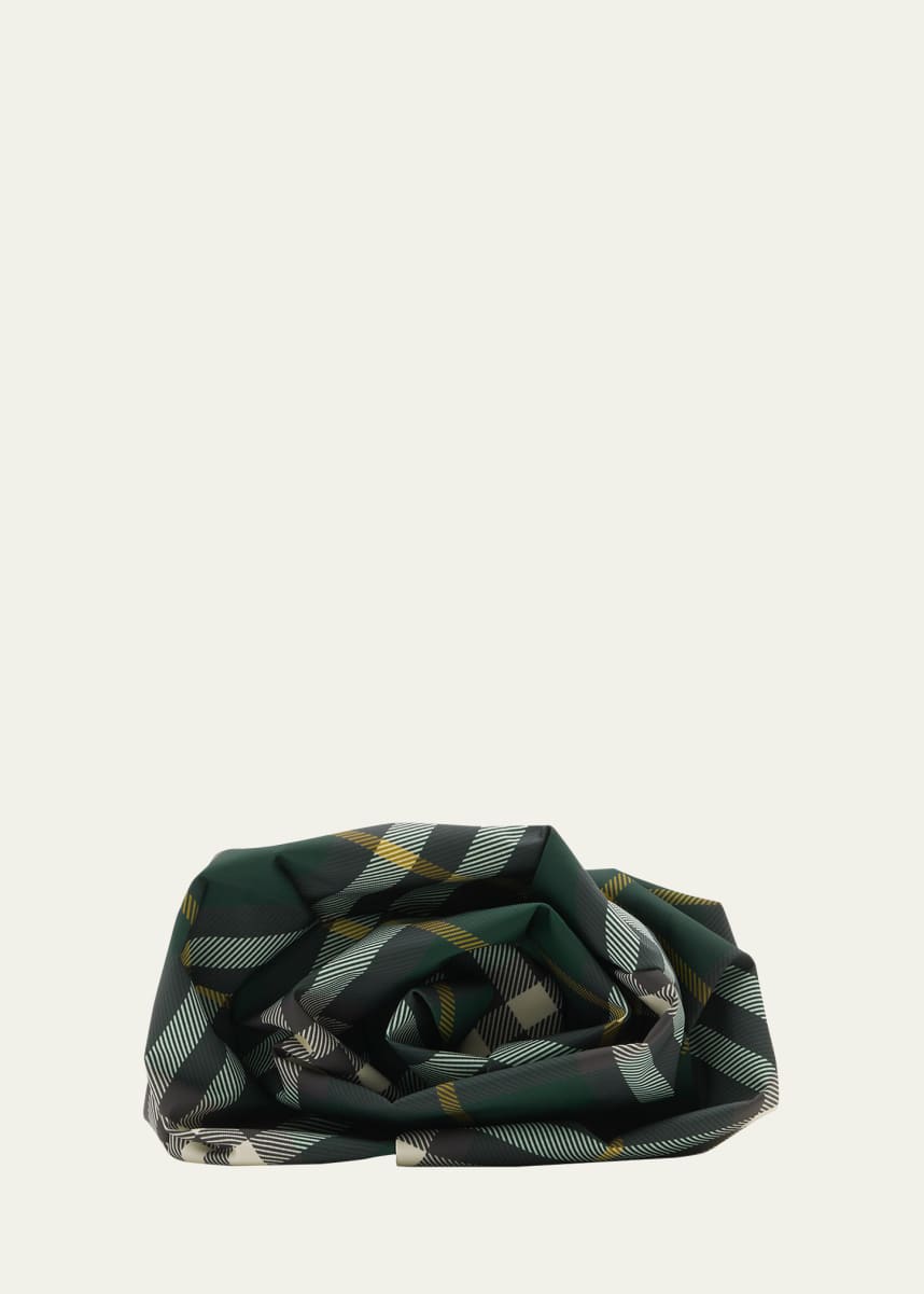 Burberry Rose Check Clutch Bag