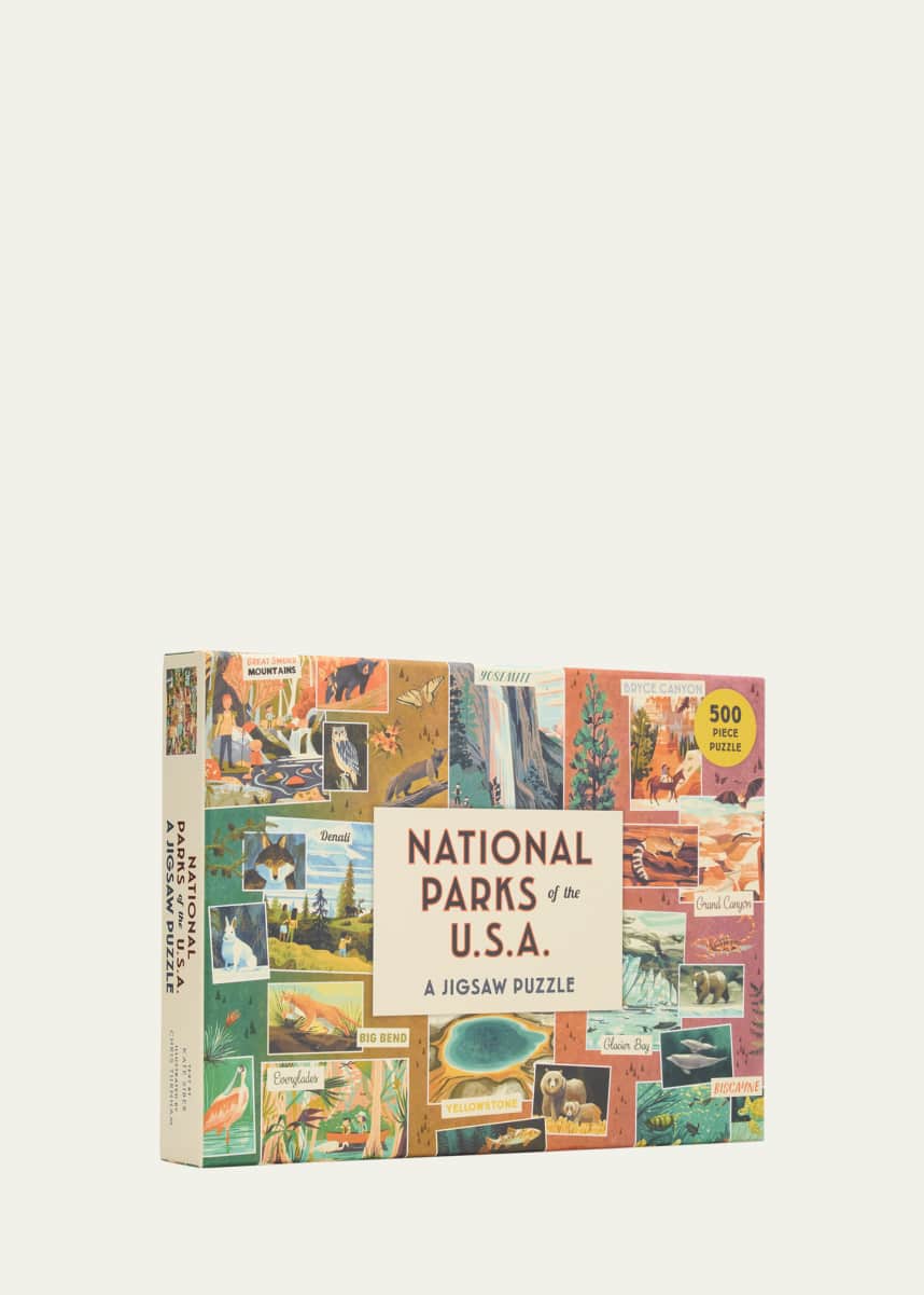 The Quarto Group Kid's National Parks of the USA - 500 Piece Puzzle and Poster