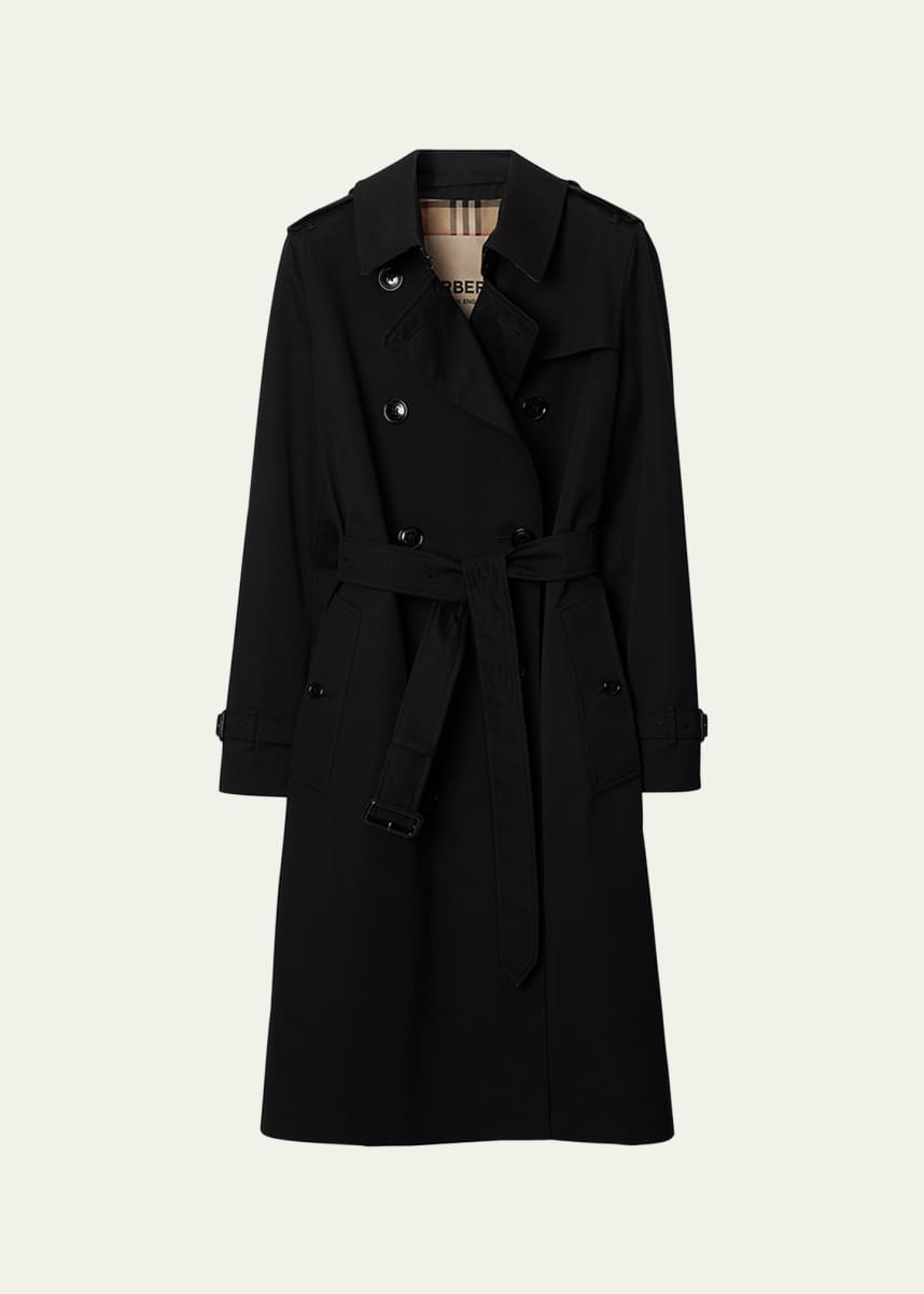 Burberry Kensington Organic Belted Double-Breasted Trench Coat