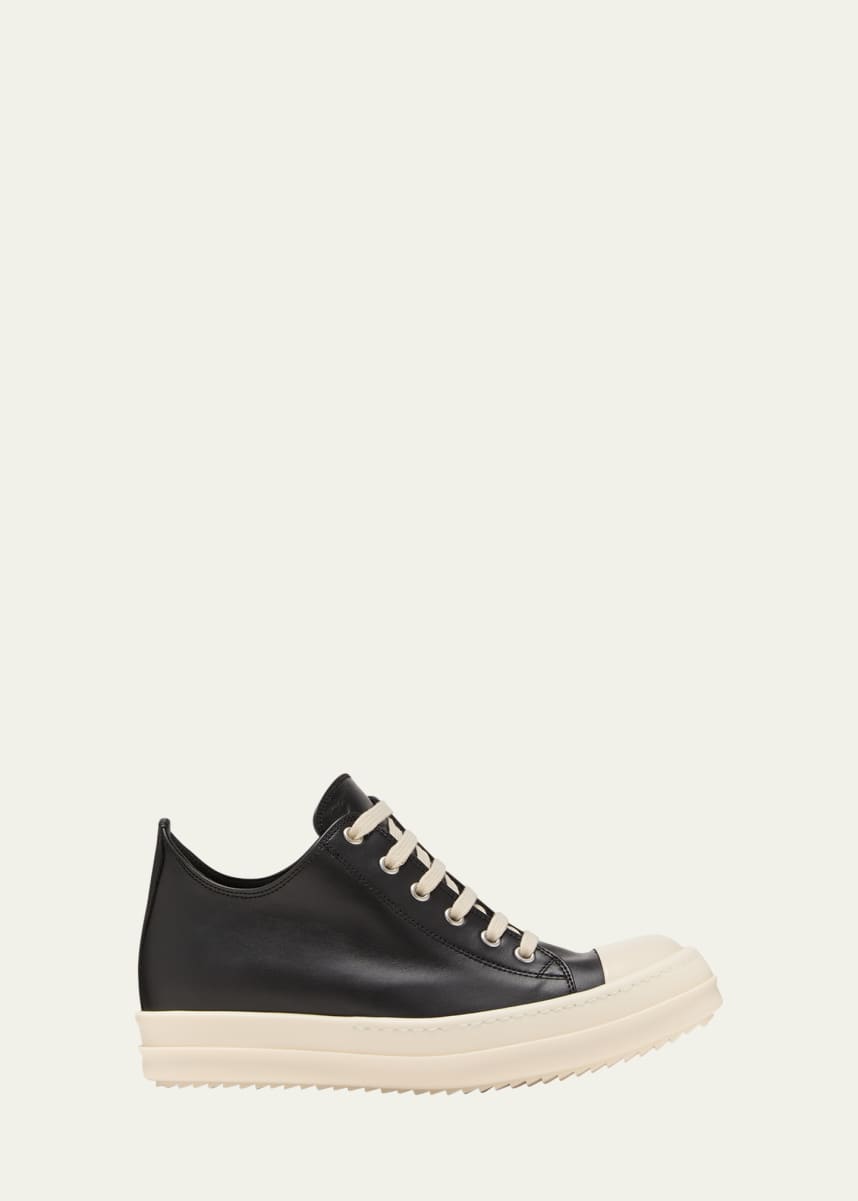 Rick Owens Scarpe Leather Low-Top Sneakers