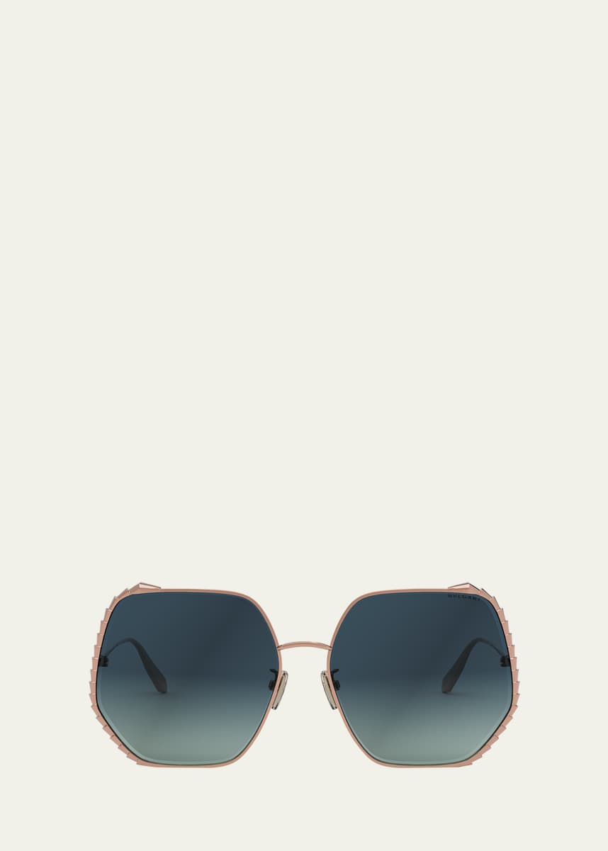 BVLGARI Serpenti Geometric Sunglasses