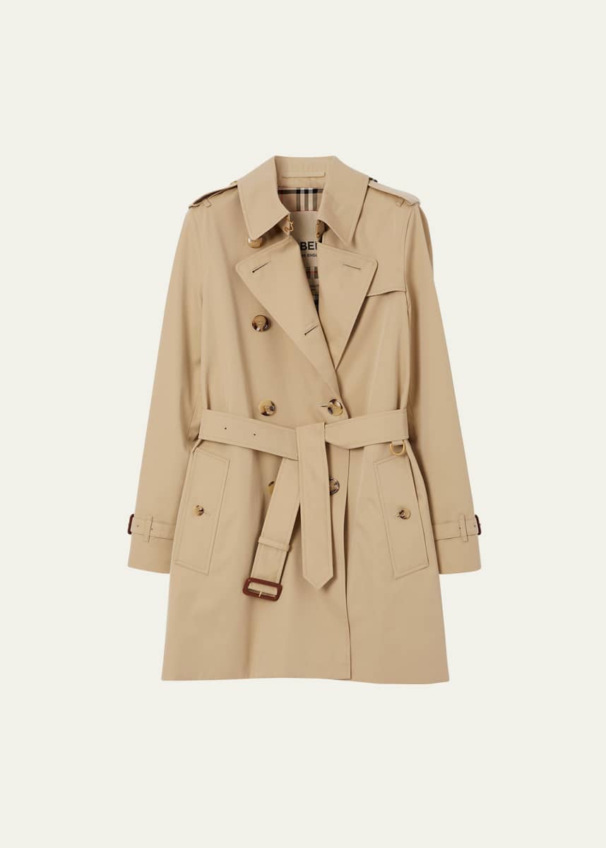 Burberry Kensington Quilted Short Org 2 Coat with Hood