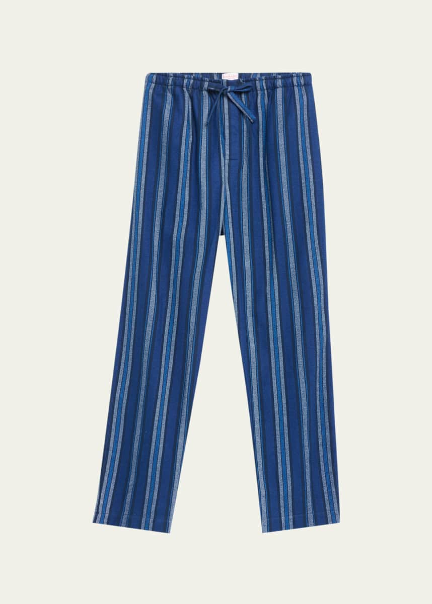 DEREK ROSE Barker gingham cotton-poplin pajama pants