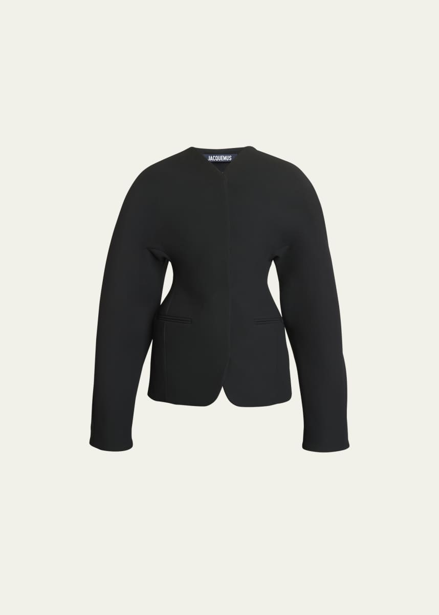 Jacquemus La Veste Ovalo Tailored Overcoat