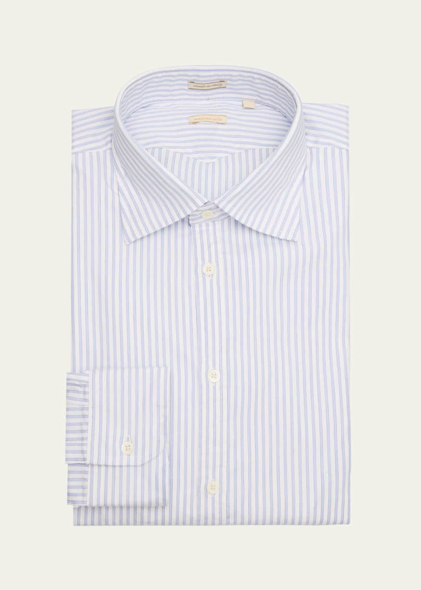 Massimo Alba Men's Cotton Micro-Plaid Sport Shirt