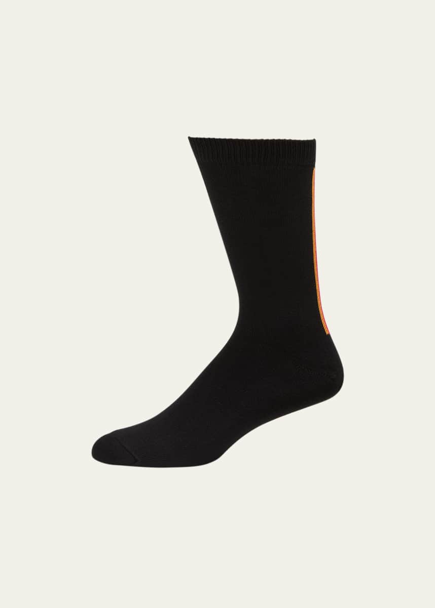 Paul Smith Men's Artist Stripe Crew Socks