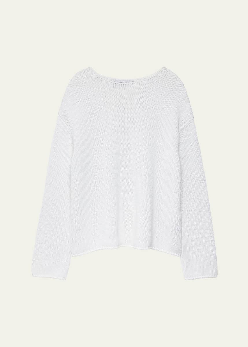 Another Tomorrow Draped Knit Sweater