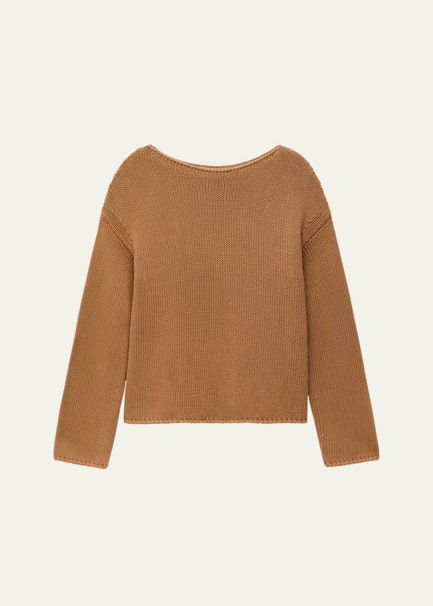 Another Tomorrow Draped Knit Sweater