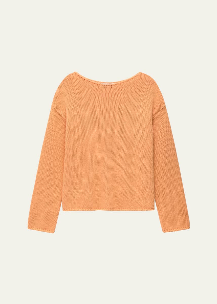 Another Tomorrow Draped Knit Sweater