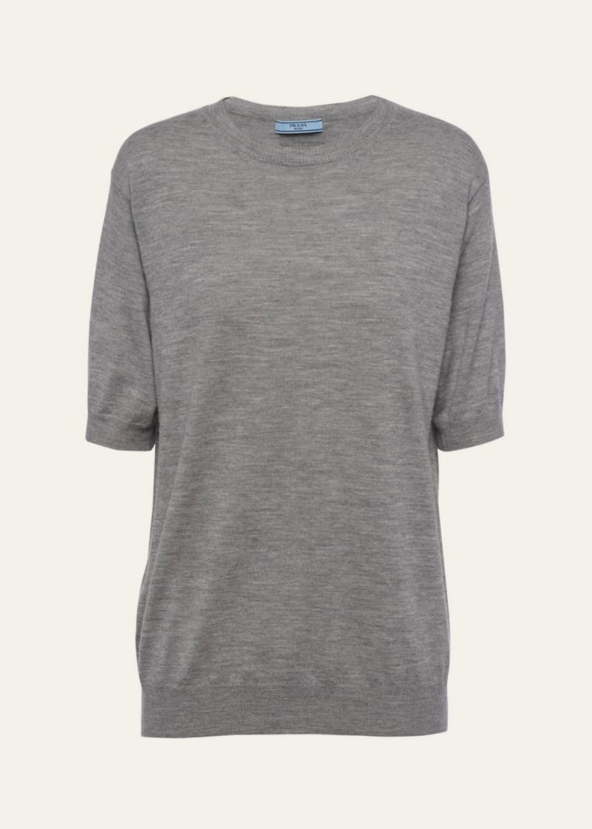 Prada Superfine Cashmere Knit Shirt