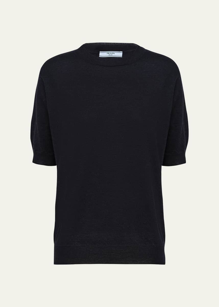 Prada Superfine Cashmere Knit Shirt