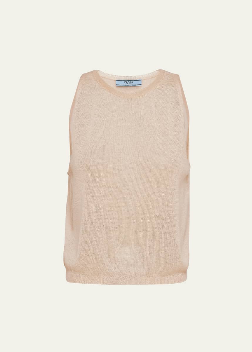 Prada Light Cashmere Tank Top