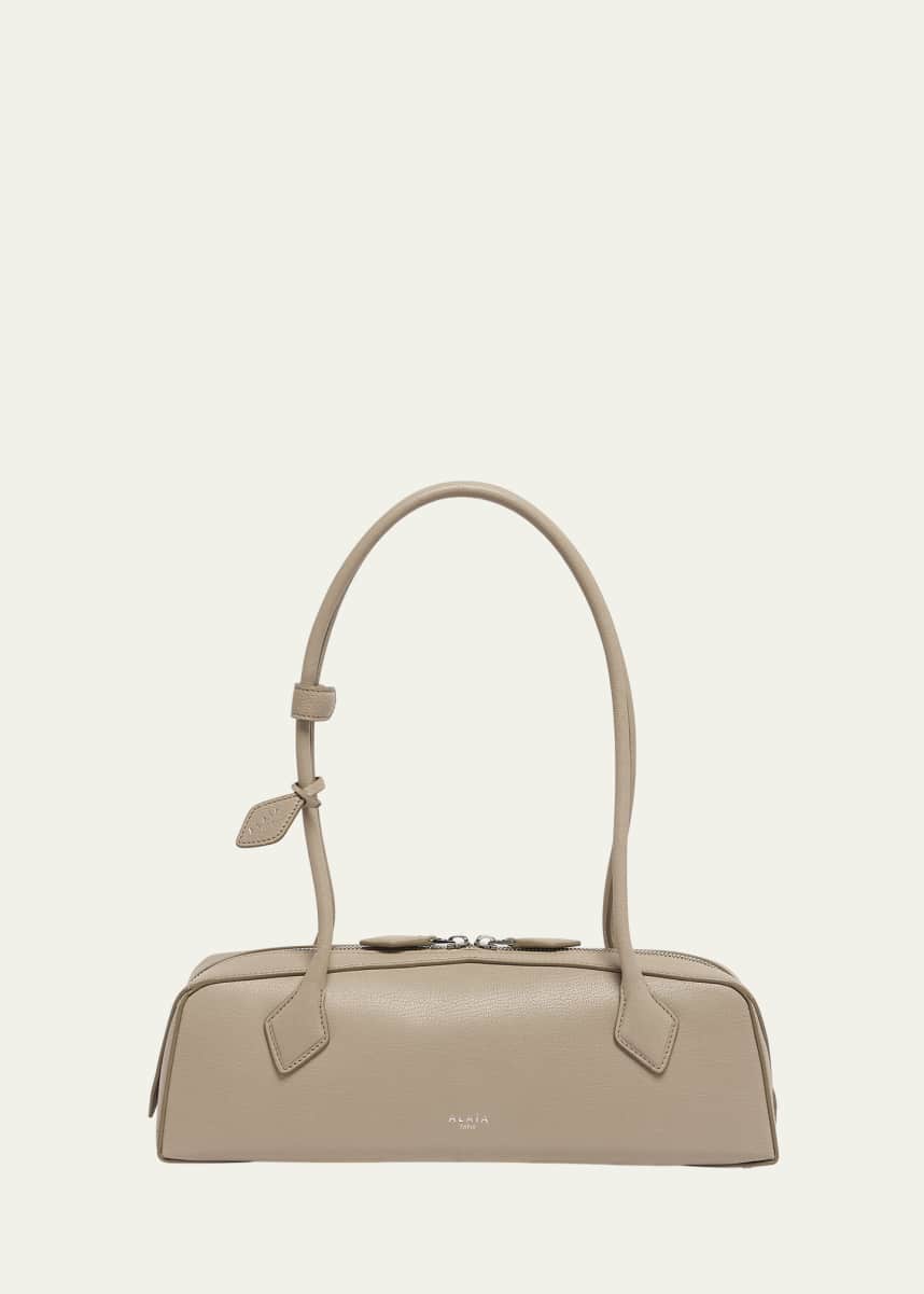 ALAIA Le Teckel Medium Shoulder Bag in Goatskin