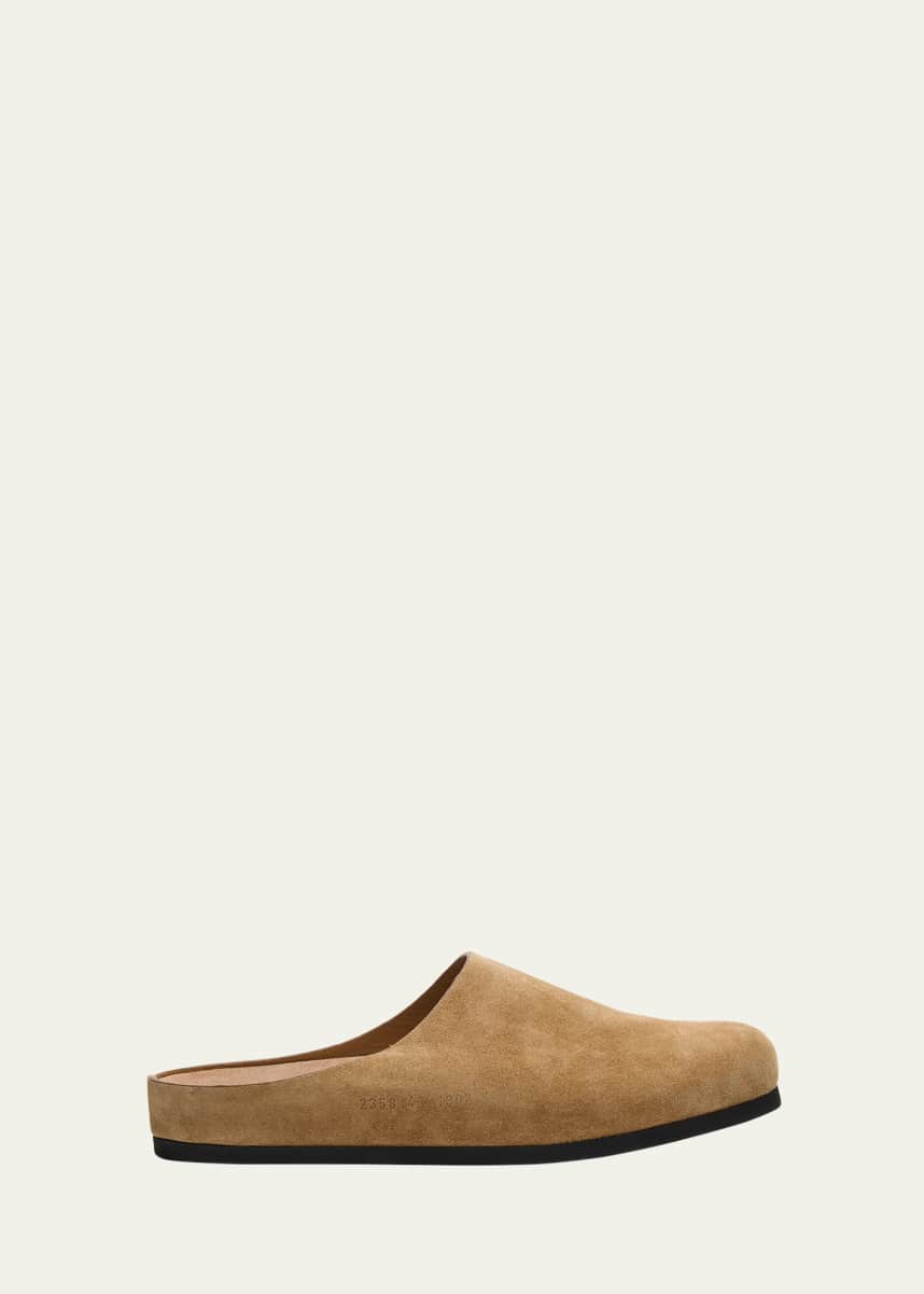 Common Projects Men's Suede Clogs