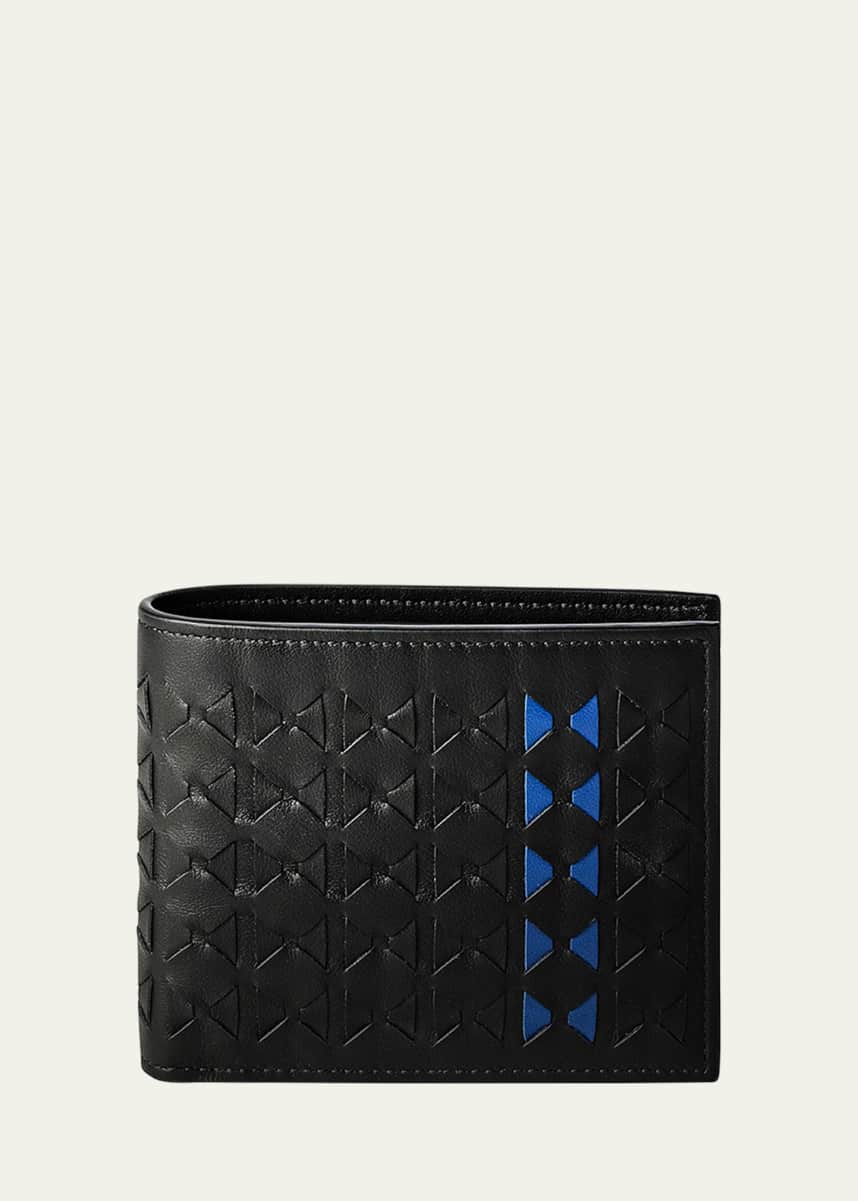 Serapian Men's Mosaico Leather Billfold Wallet