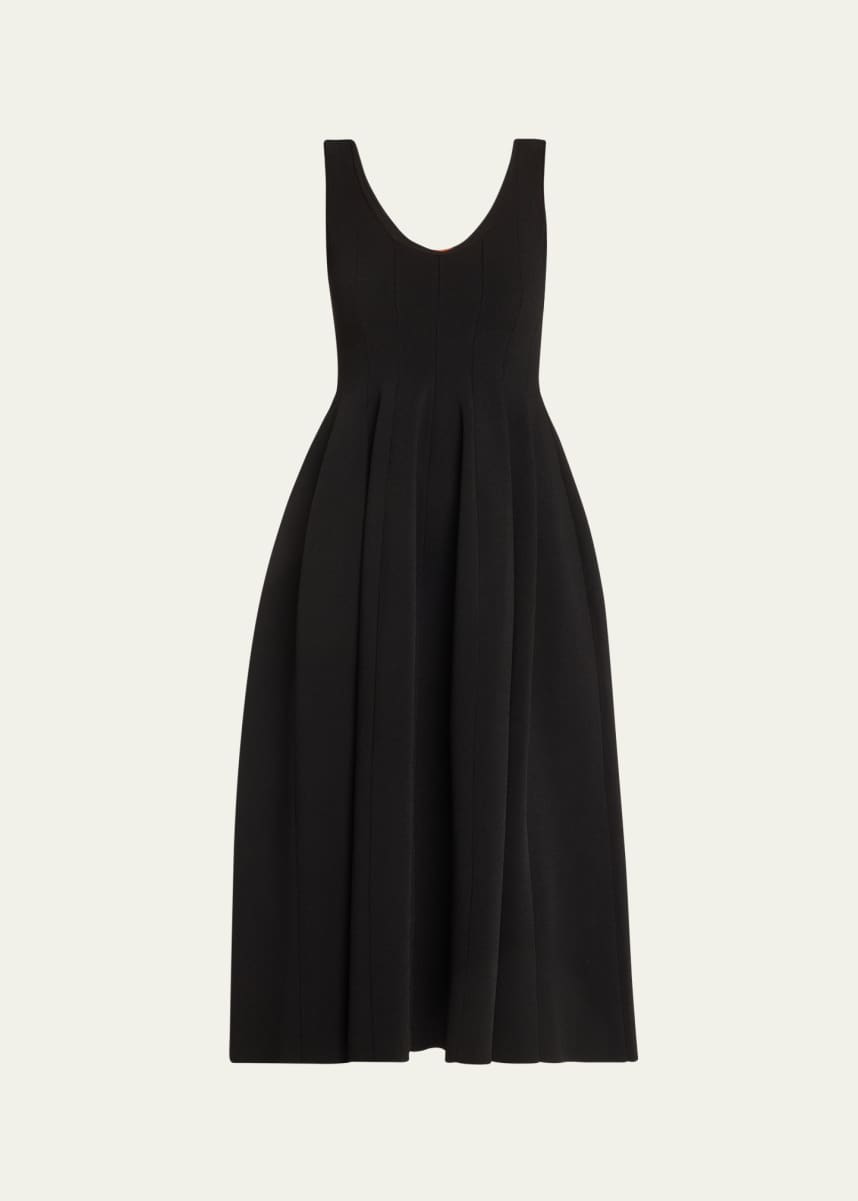 Altuzarra Spark Backless Flared Midi Dress