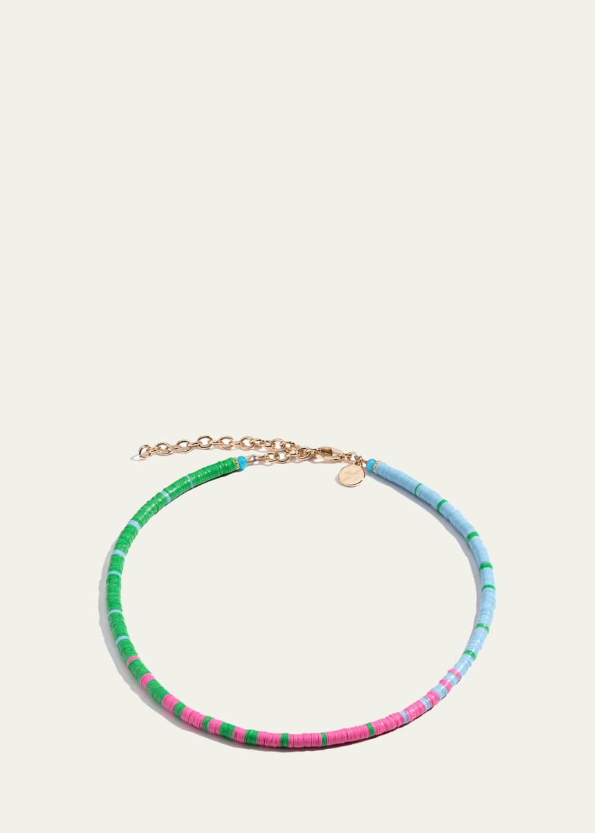 Elsie Frieda Louise Choker with 4mm Heishi Beads