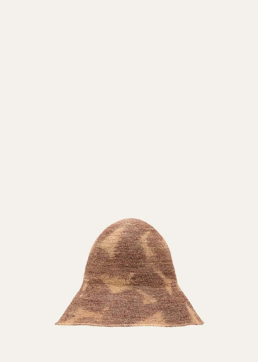 Janessa Leone Teagan Raffia Bucket Hat