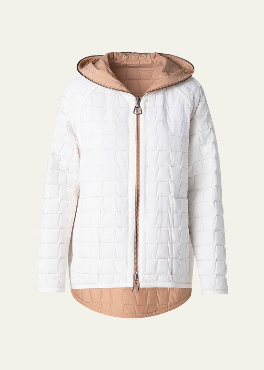 Akris Enon Techno Taffeta Quilted Jacket