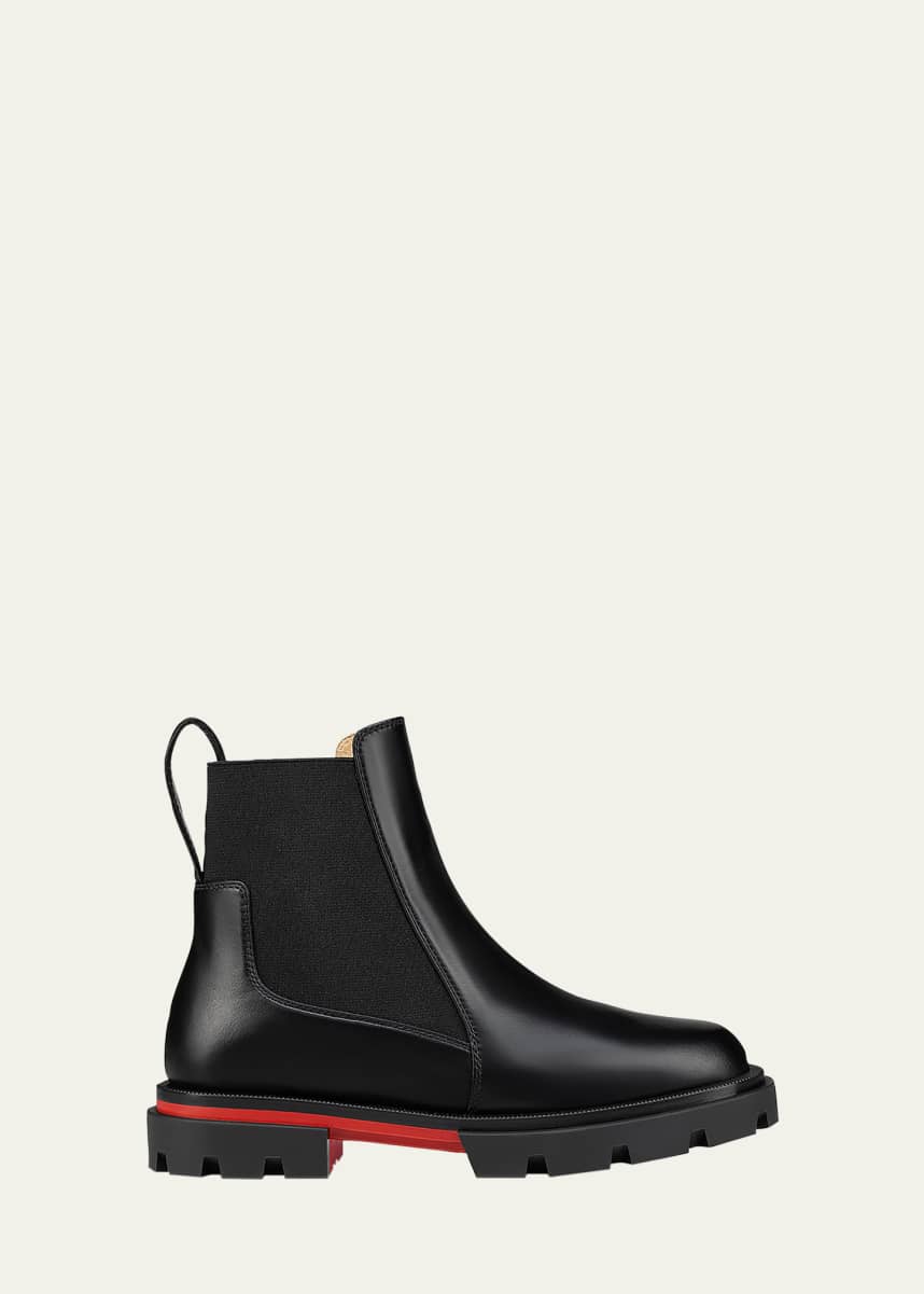 Christian Louboutin Girl's Marchacroche Calf Leather Boots, Toddlers/Kids
