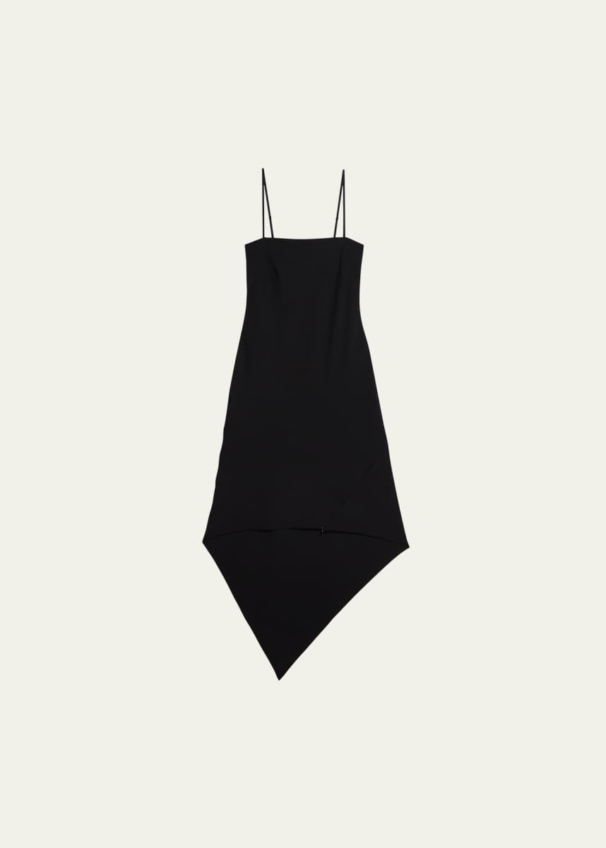 Helmut Lang Wool Scarf Hem Midi Dress - Bergdorf Goodman