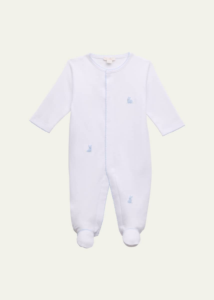 Kissy Kissy Short Playsuit with Hand Emb Premier Cottontail Hollows
