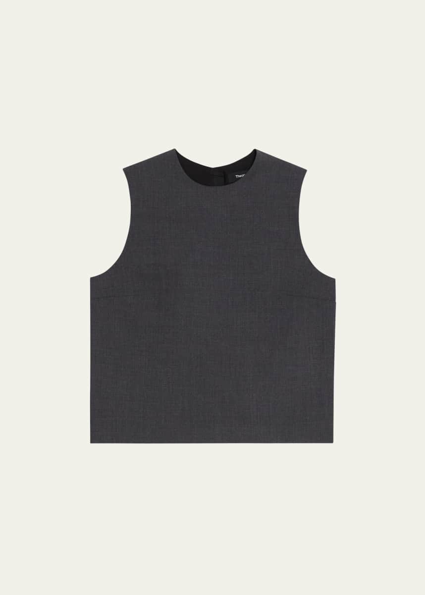 Theory Wool Suiting Shell Top