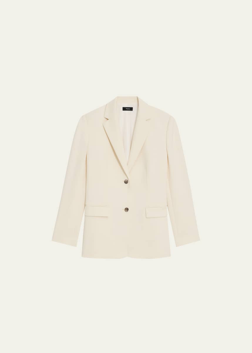 Theory Admiral Crepe Relaxed Blazer Jacket