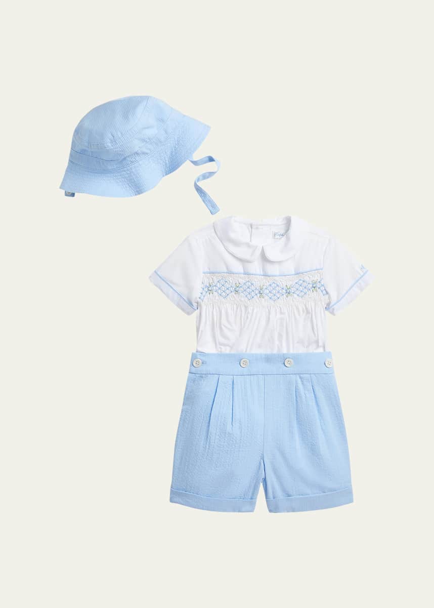 Ralph Lauren Childrenswear Boy's Broadcloth Shirt, Size 9M-24M