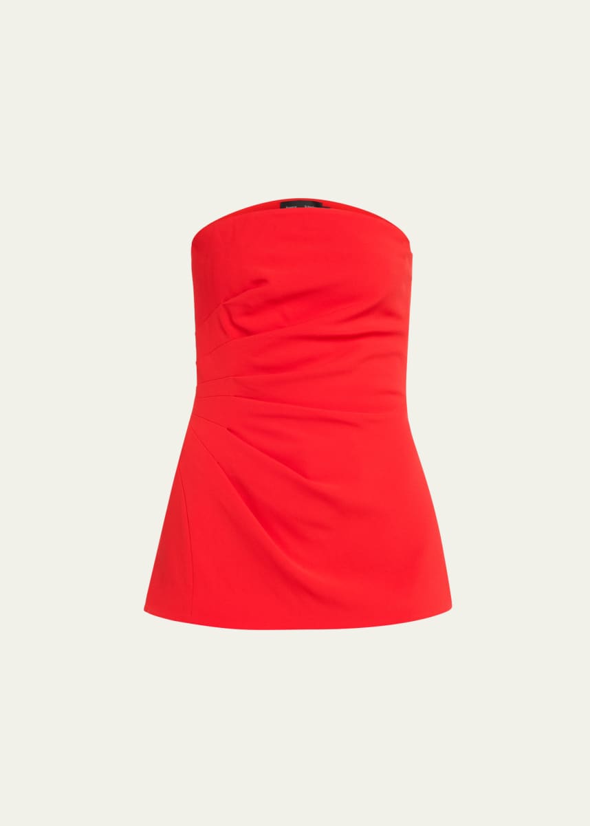 Proenza Schouler Matte Viscose Crepe Strapless Top