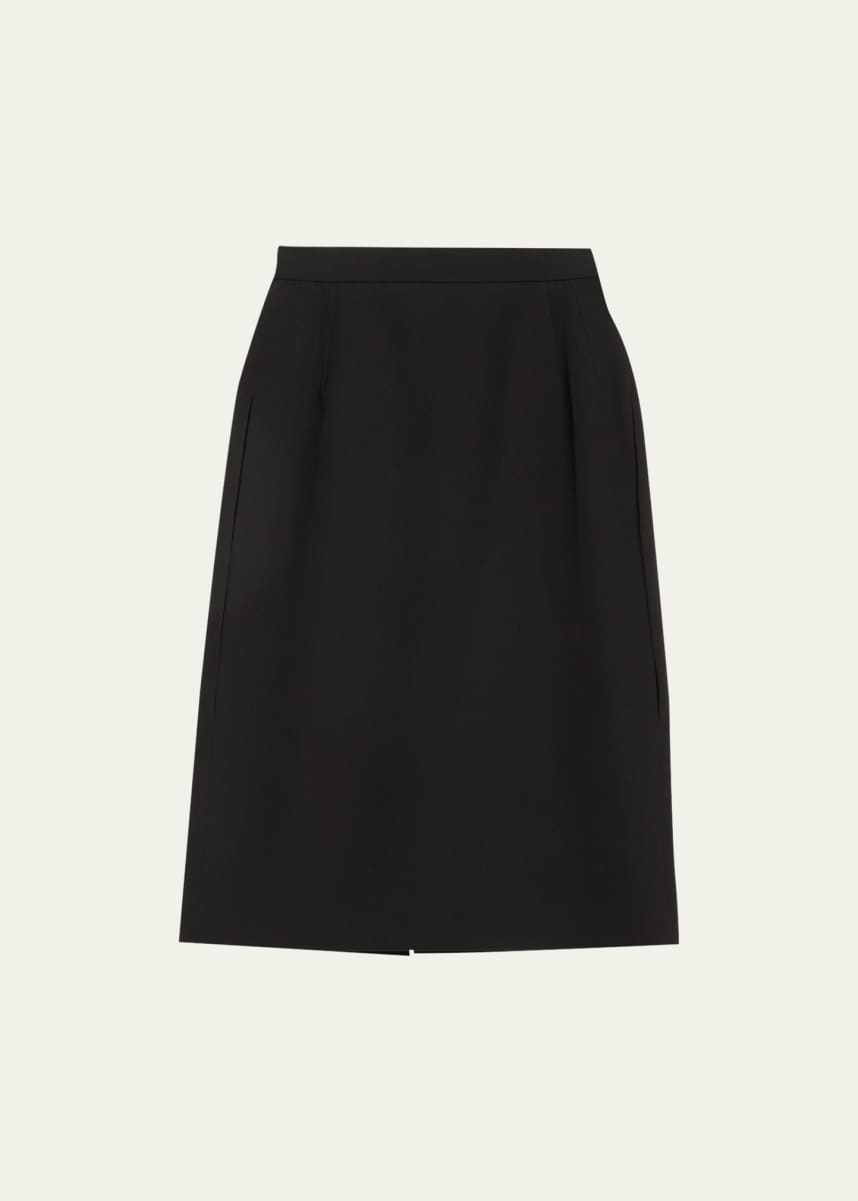 ALAINPAUL Wool Tailored Skirt Top