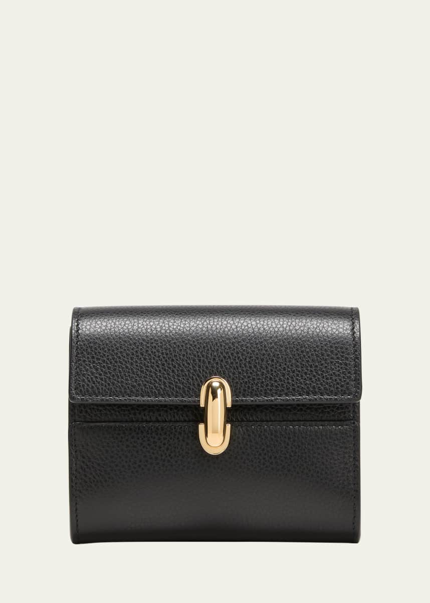 Savette Symmetry Grained Leather Wallet