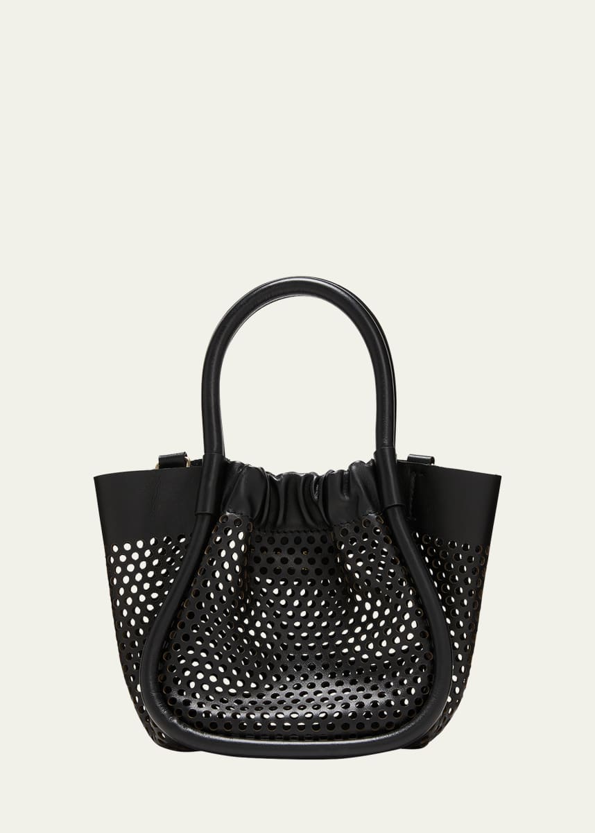 Proenza Schouler XS Perforated Leather Top-Handle Bag