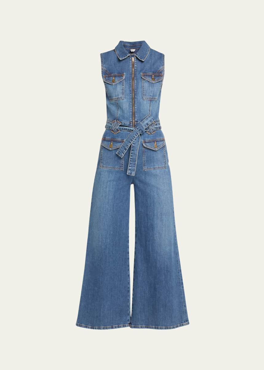 Ramy Brook Bell Denim Jumpsuit