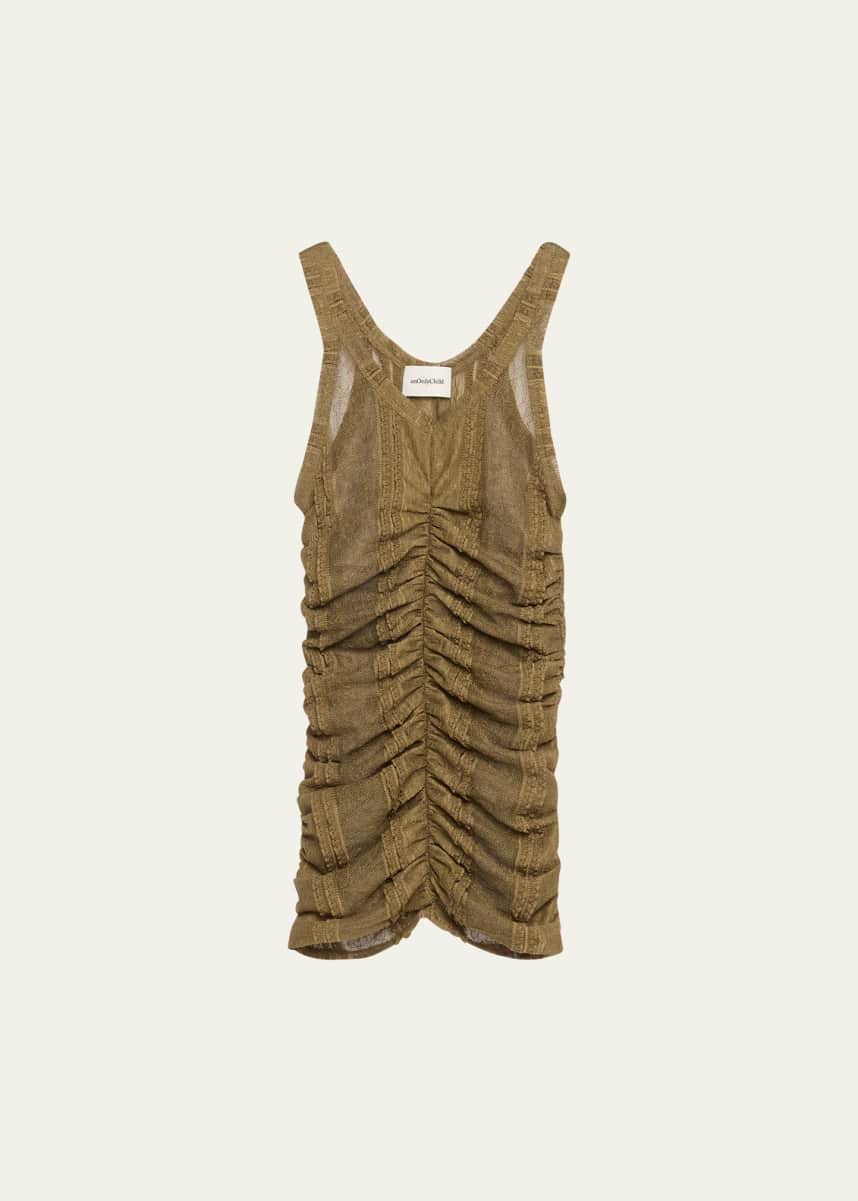 anOnlyChild Trinity Ruched Tank Top