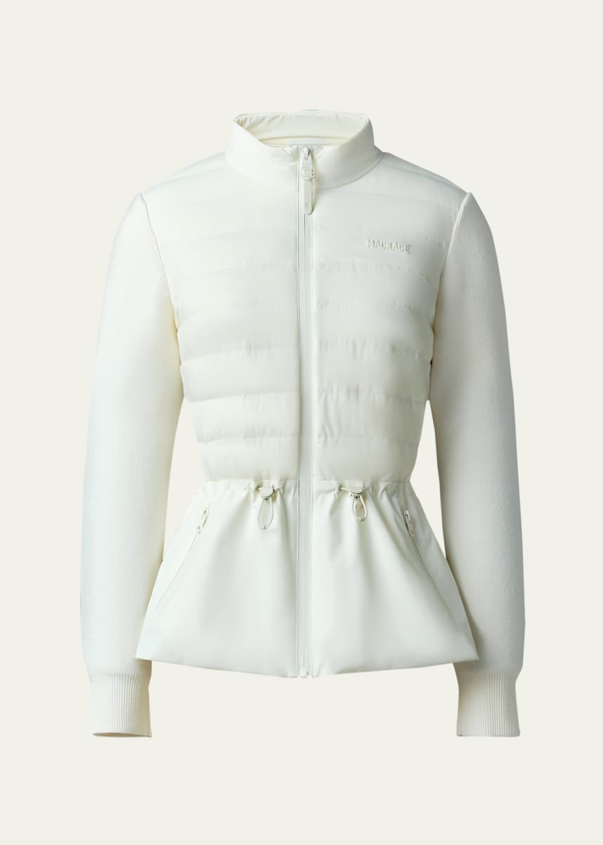 Mackage Laika Hybrid Down Peplum-Hem Jacket