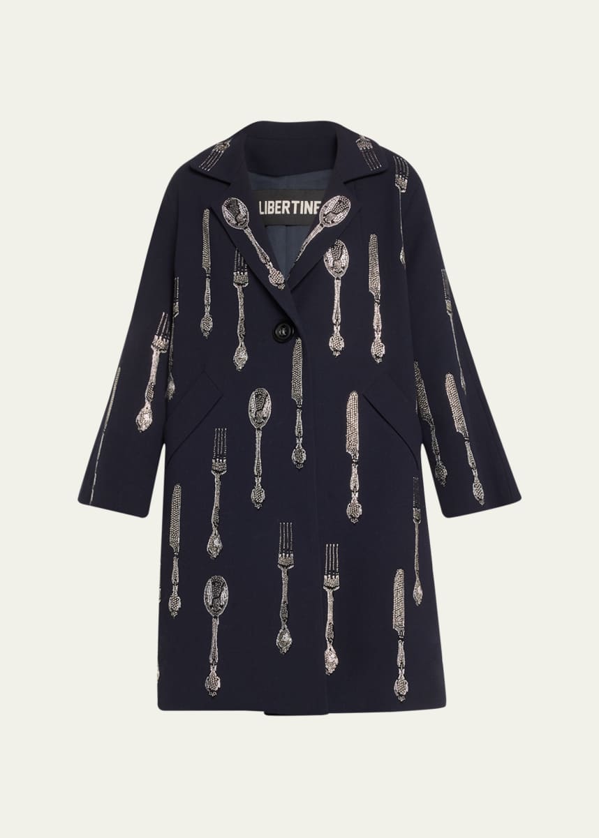 Libertine Michelin Star Embellished Overcoat