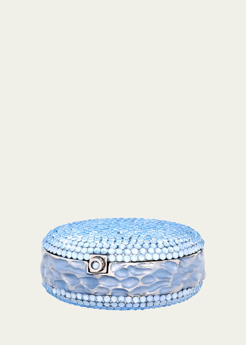 Judith Leiber Couture Allover Crystal Pillbox