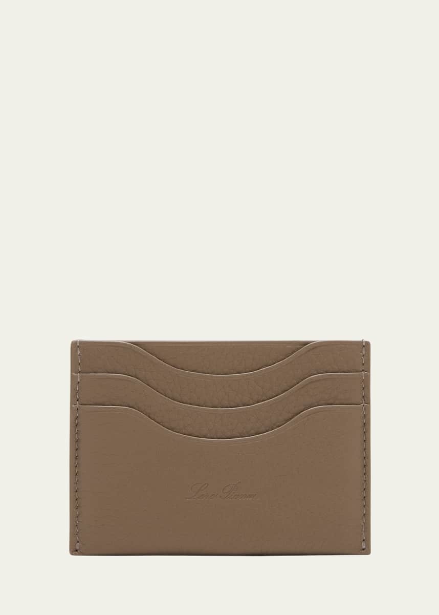 Loro Piana Men's Extra Grained Calfskin Card Holder