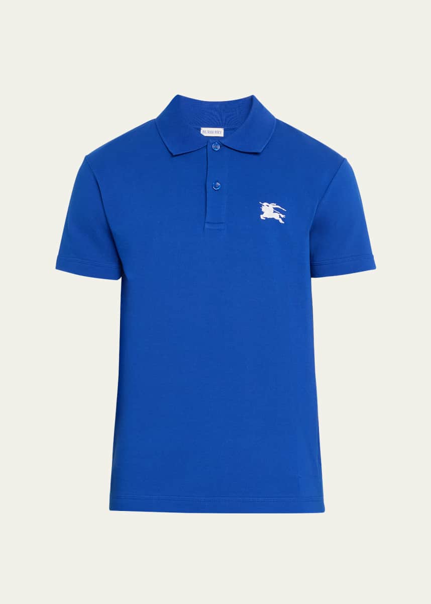 Burberry Men's Pique Logo Polo Shirt